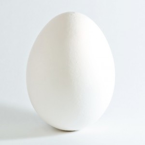 Huevo blanco cuadrado